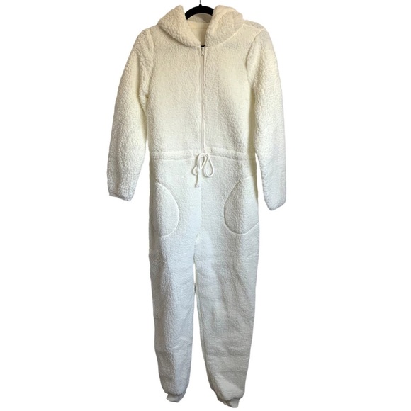 NWT Aerie Bear Sherpa Onesie XXL White - Picture 3 of 3